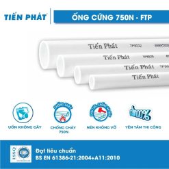 Ống Cứng PVC Tiến Phát - Chịu Lực Nén 750N